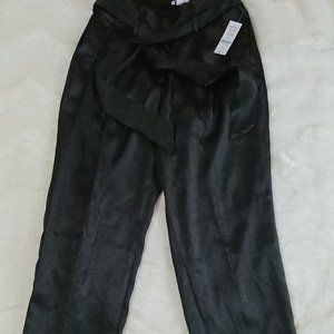 NWT Ardene shiny, polyester, black pants. S
